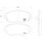 Pagid Brakes Disc Brake Pad, 355010151 355010151 - alternate 1
